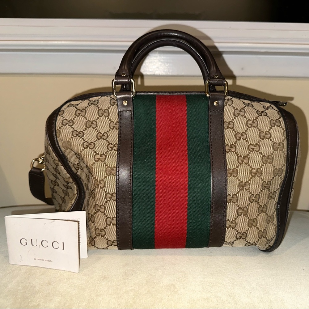 Gucci Ophidia GG Medium Top Handle Bag
